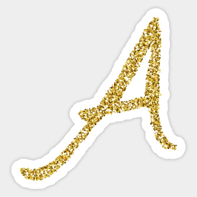 Sparkling A Letter Sticker by DiorBrush